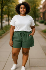Short en gaze de coton