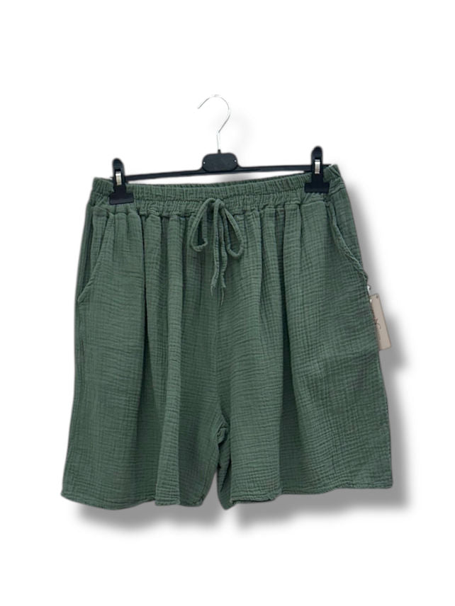 Short en gaze de coton