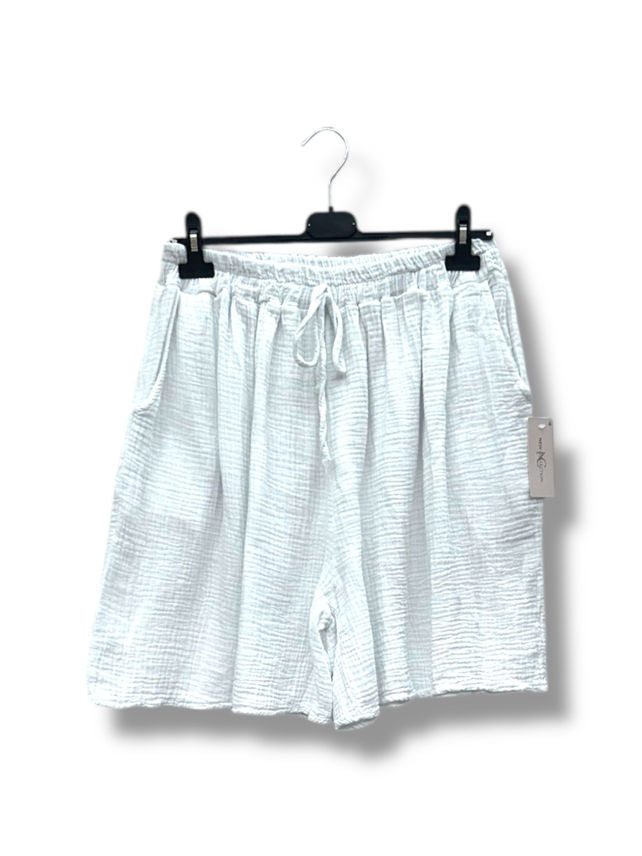 Short en gaze de coton