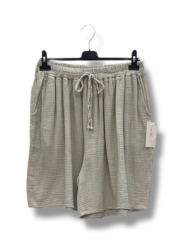 Short en gaze de coton