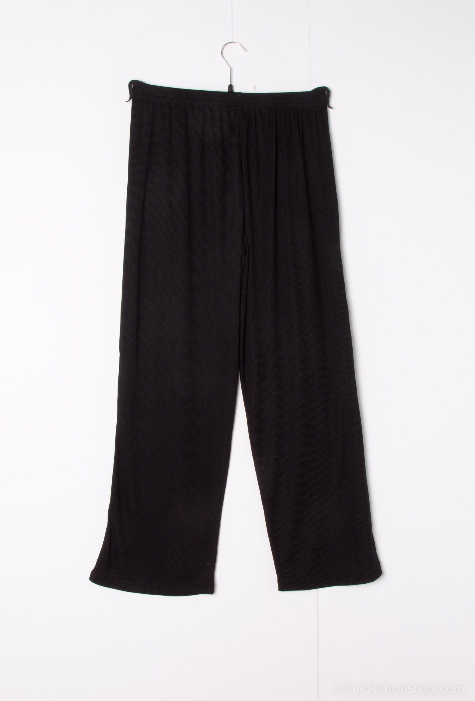 Pantalon droit uni - matière côtelé avec poches