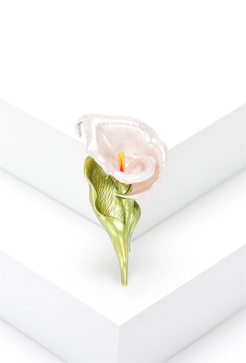 Broche épingle - Fleur "Calla Lilies"
