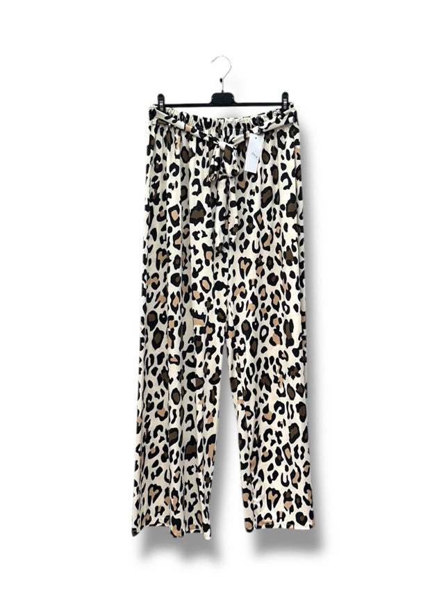 Pantalon fluide imprimé animal