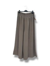 Pantalon fluide taille élastique smockée