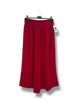 Pantalon fluide taille élastique smockée