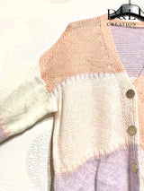 Gilet patchwork coloré