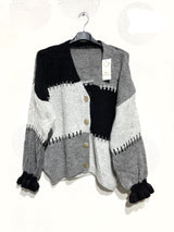 Gilet patchwork coloré