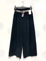 Pantalon velours de coton taille élastique