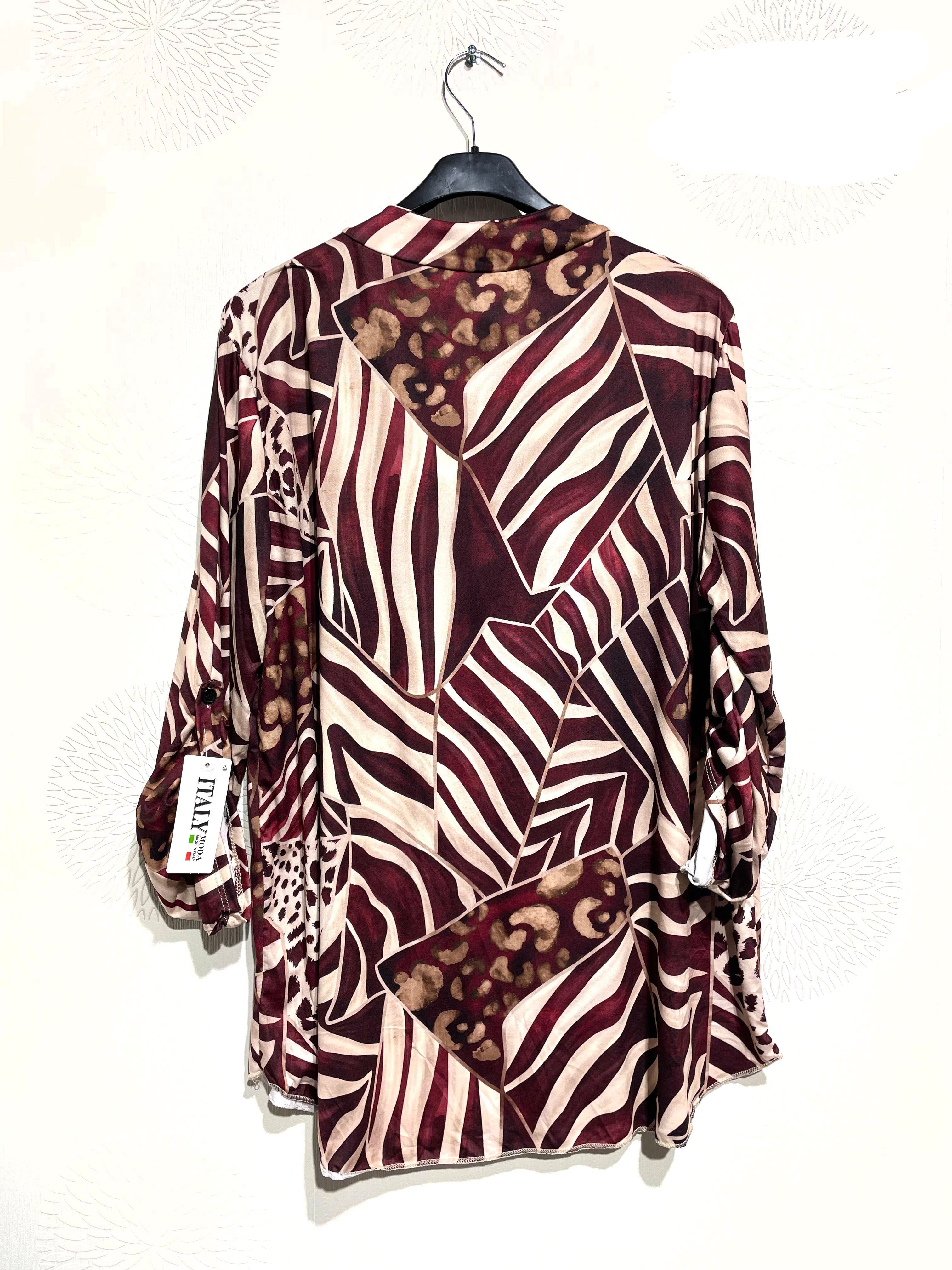 Blouse douce et stretch imprimé animal