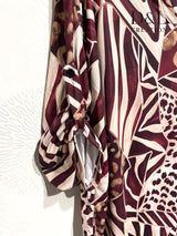 Blouse douce et stretch imprimé animal