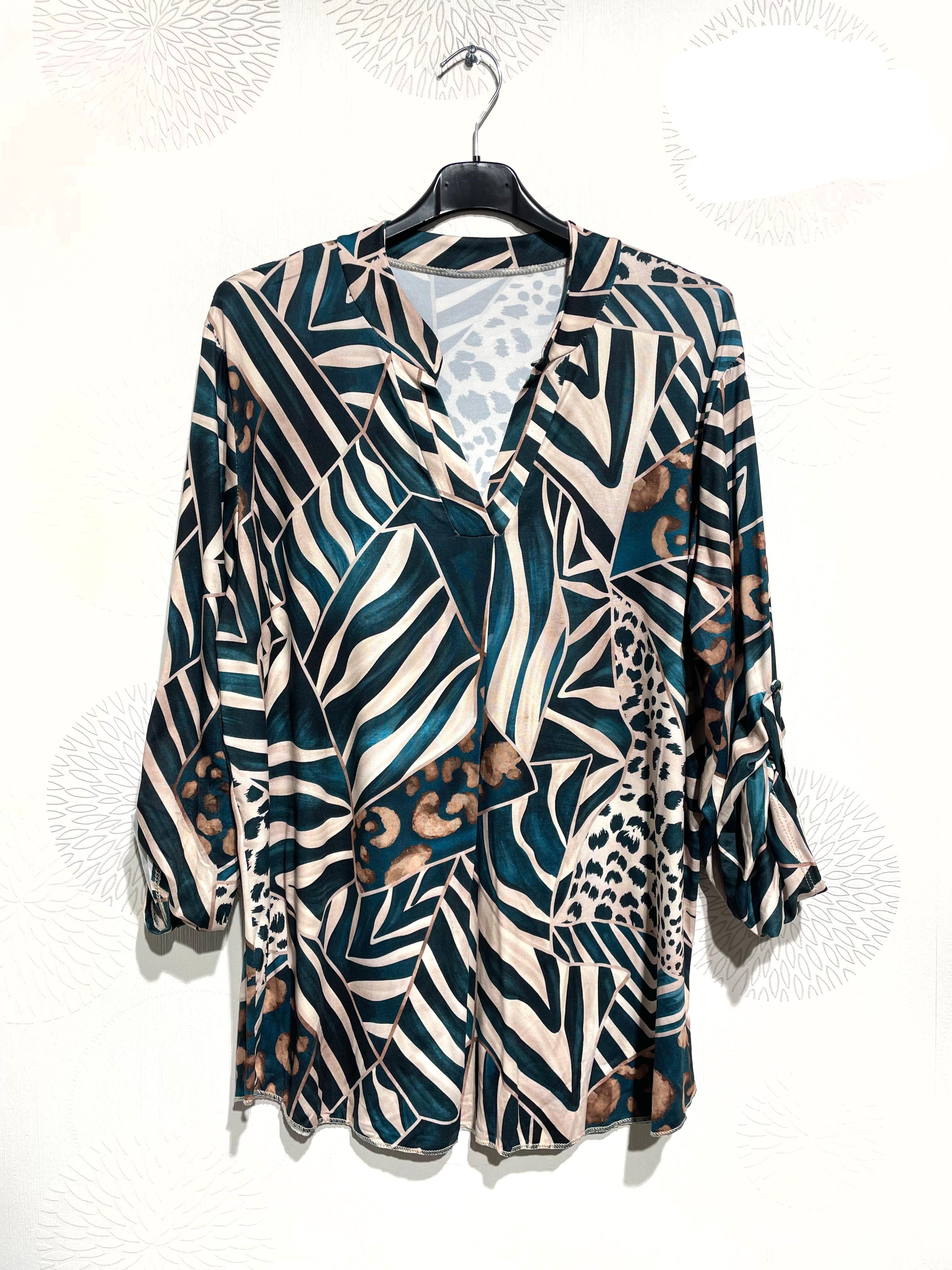 Blouse douce et stretch imprimé animal
