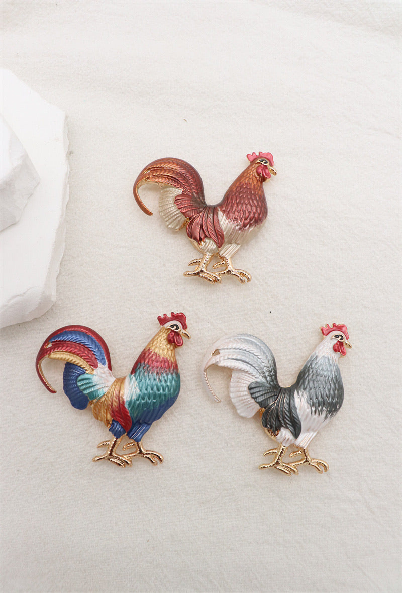Broche aimantée - Coq