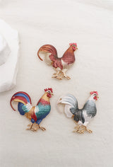 Broche aimantée - Coq