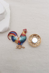 Broche aimantée - Coq
