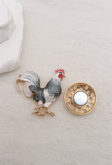 Broche aimantée - Coq