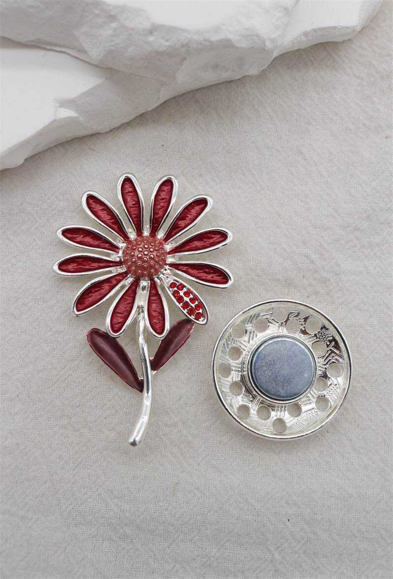 Broche aimantée - Marguerite