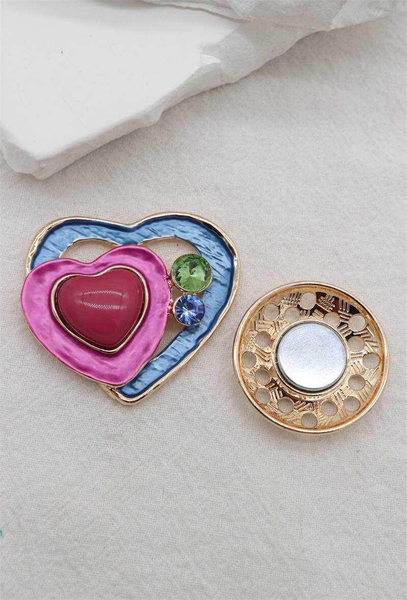 Broche aimantée - Coeur
