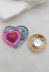 Broche aimantée - Coeur
