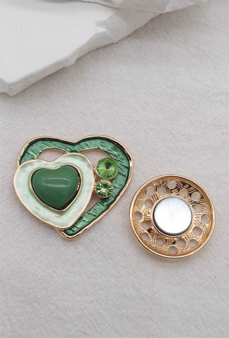 Broche aimantée - Coeur