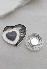 Broche aimantée - Coeur