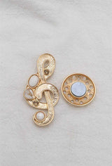Broche aimantée - Clé de Sol