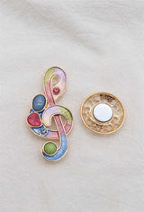 Broche aimantée - Clé de Sol