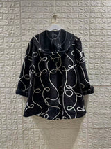 Veste bouclette avec capuche