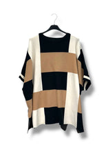 Pull manches courtes avec lignes