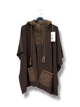 Poncho avec capuche