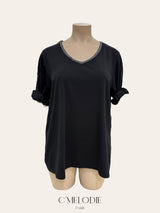 T-shirt en coton manches longues
