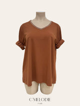 T-shirt en coton manches longues