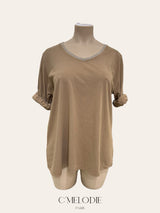T-shirt en coton manches longues