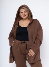 Veste sweat à capuche