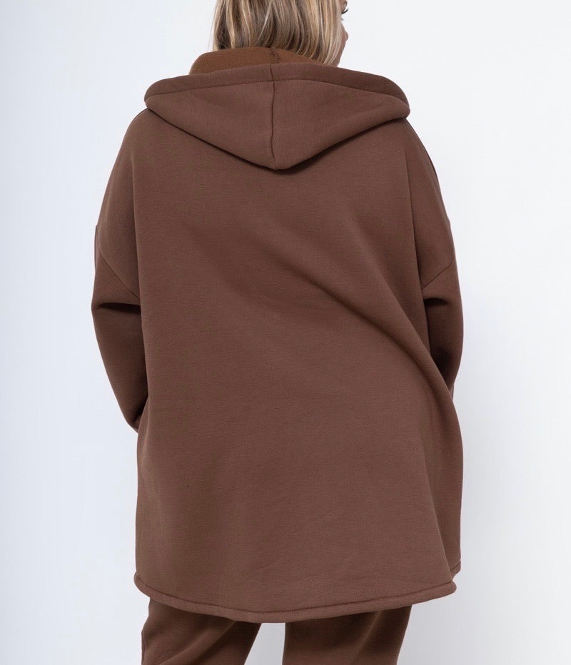 Veste sweat à capuche