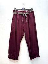 Pantalon Paperbag stretch