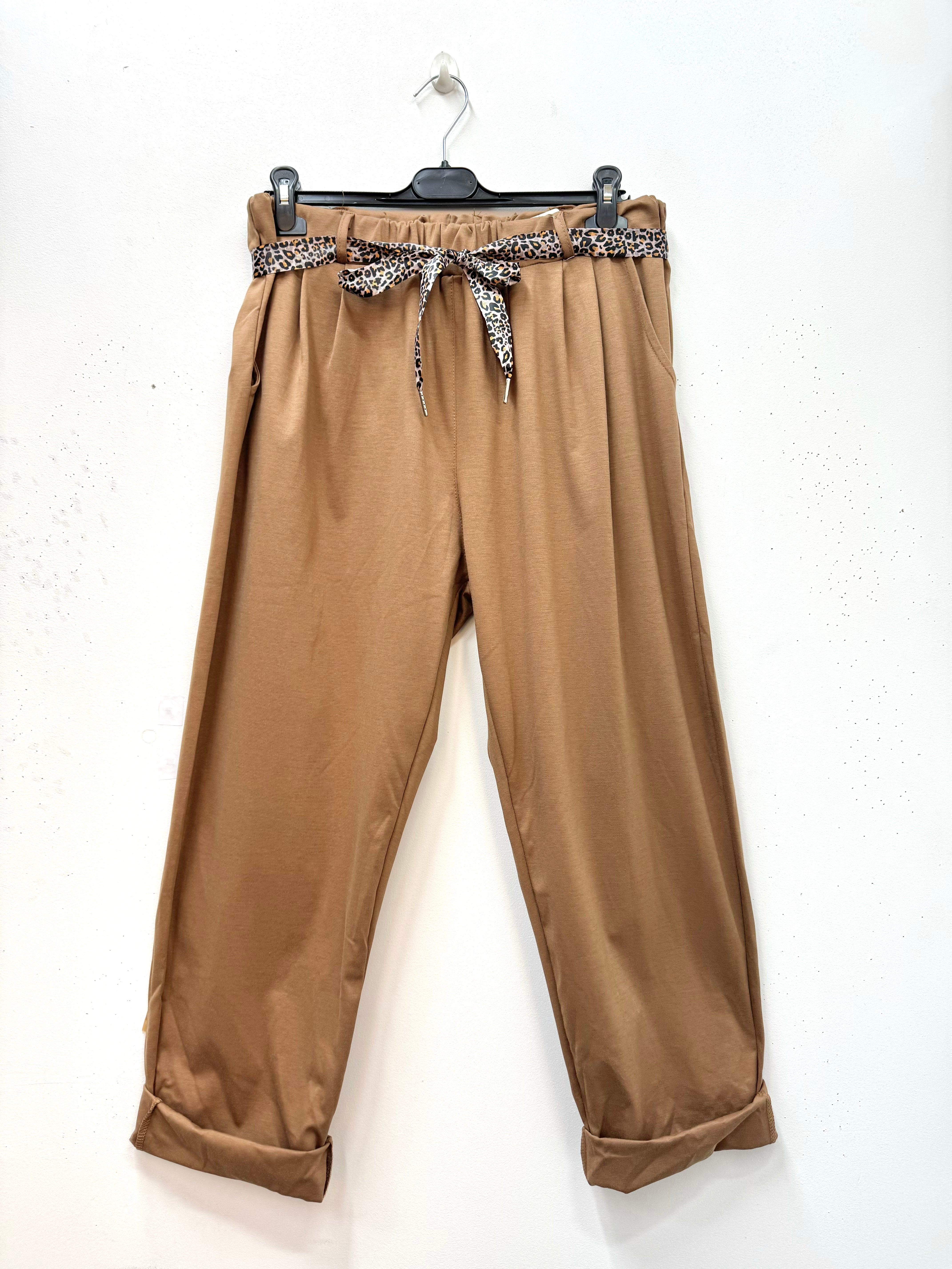 Pantalon Paperbag stretch