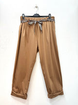 Pantalon Paperbag stretch