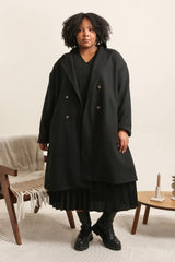 Manteau long style trench - Noir
