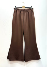 Pantalon sweat flare en néoprène
