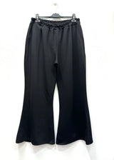 Pantalon sweat flare en néoprène