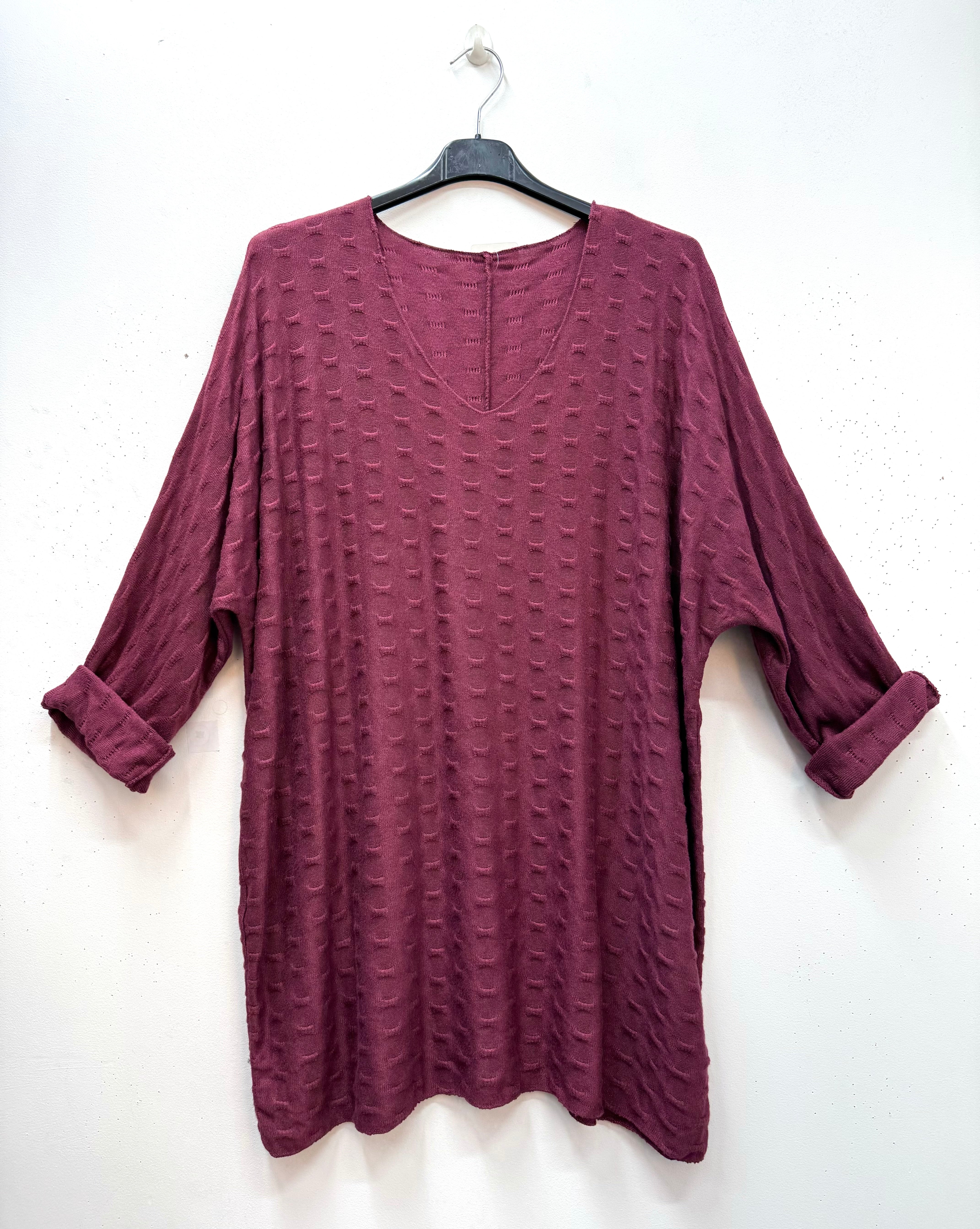 Pull léger gaufré