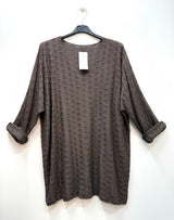 Pull léger gaufré