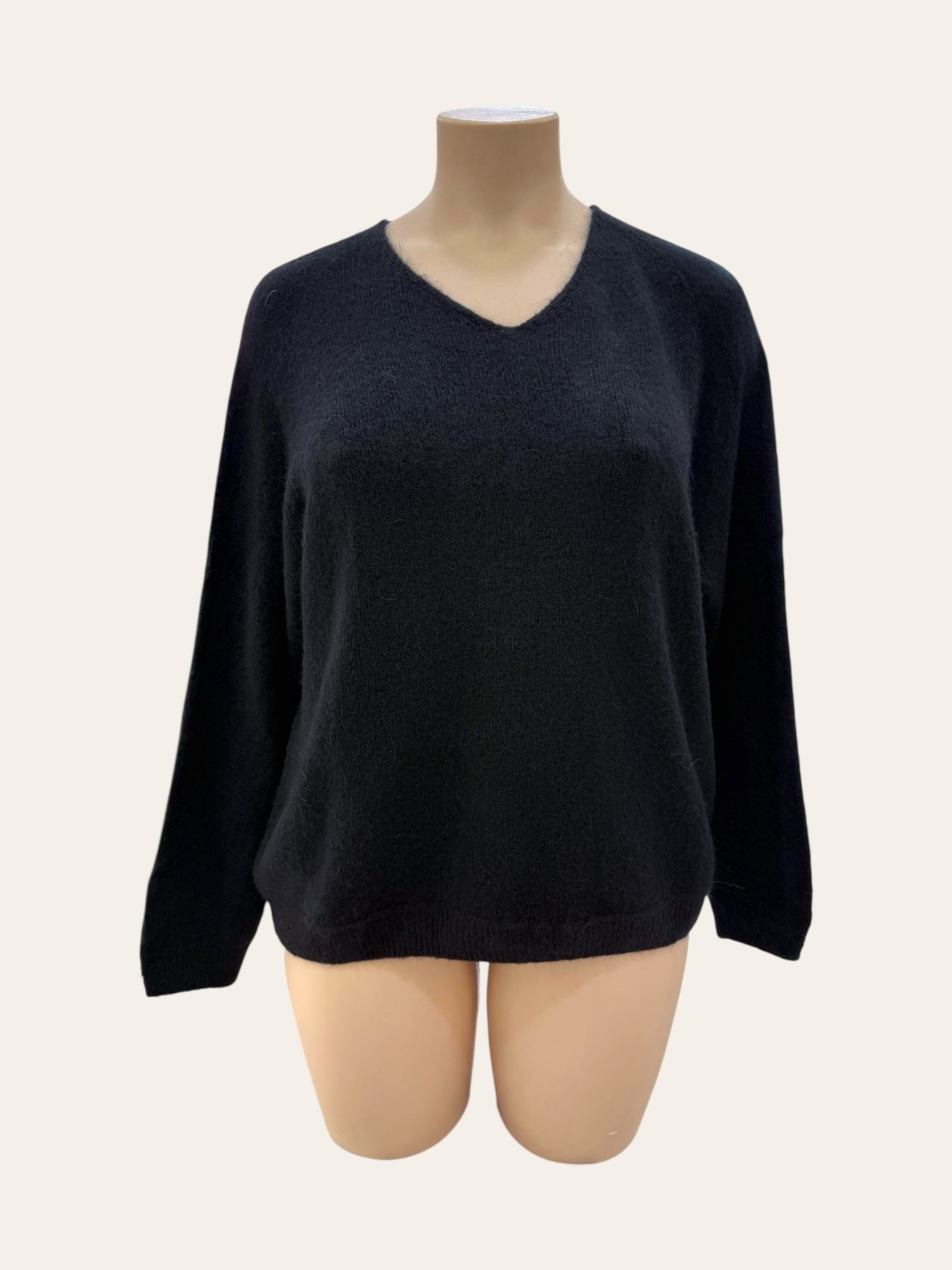 Pull  col V en Alpaga