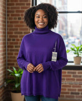 Pull léger col roulé