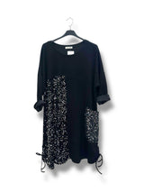 Robe mi-longue avec sequins