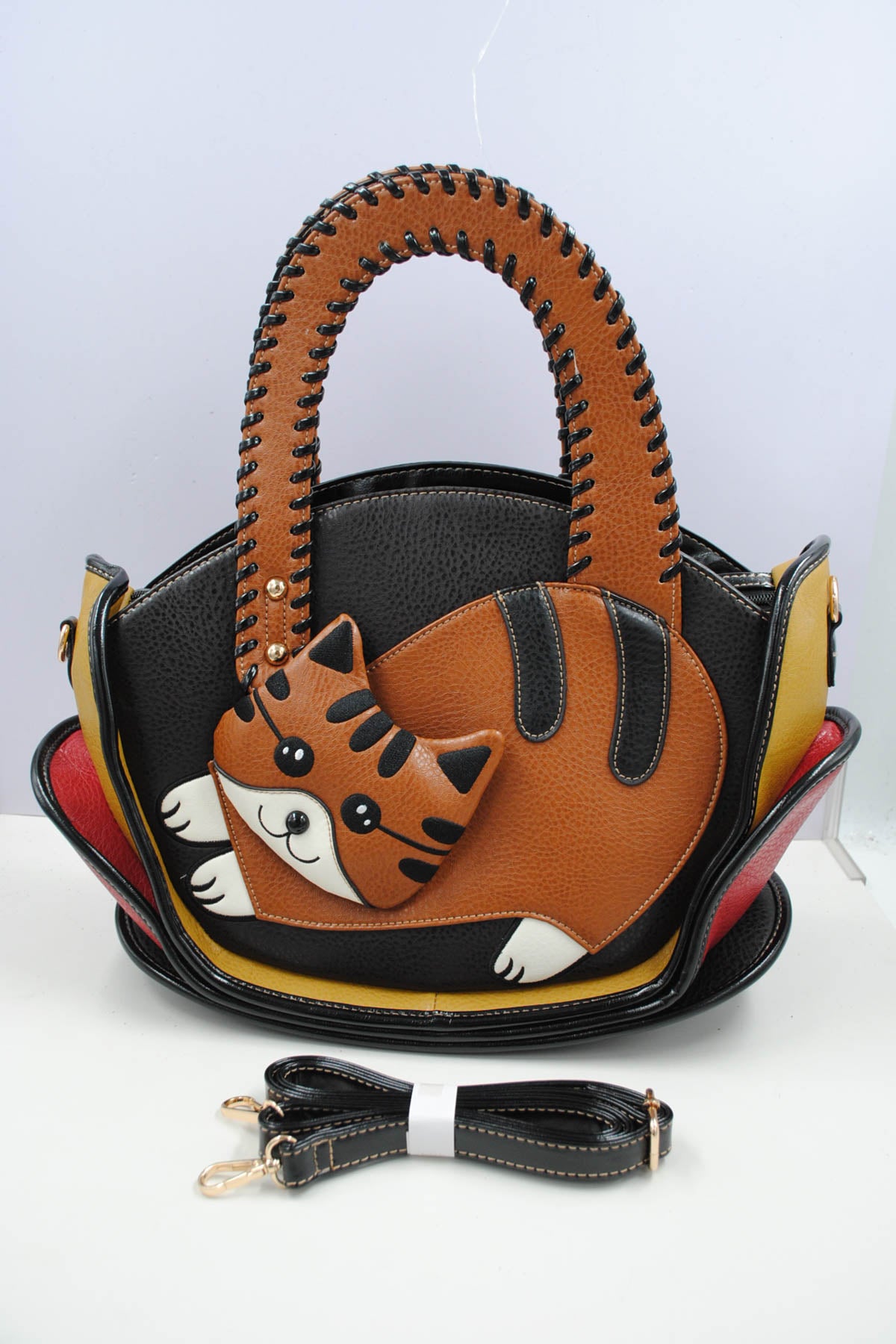 Sac à main - Chaton Camel