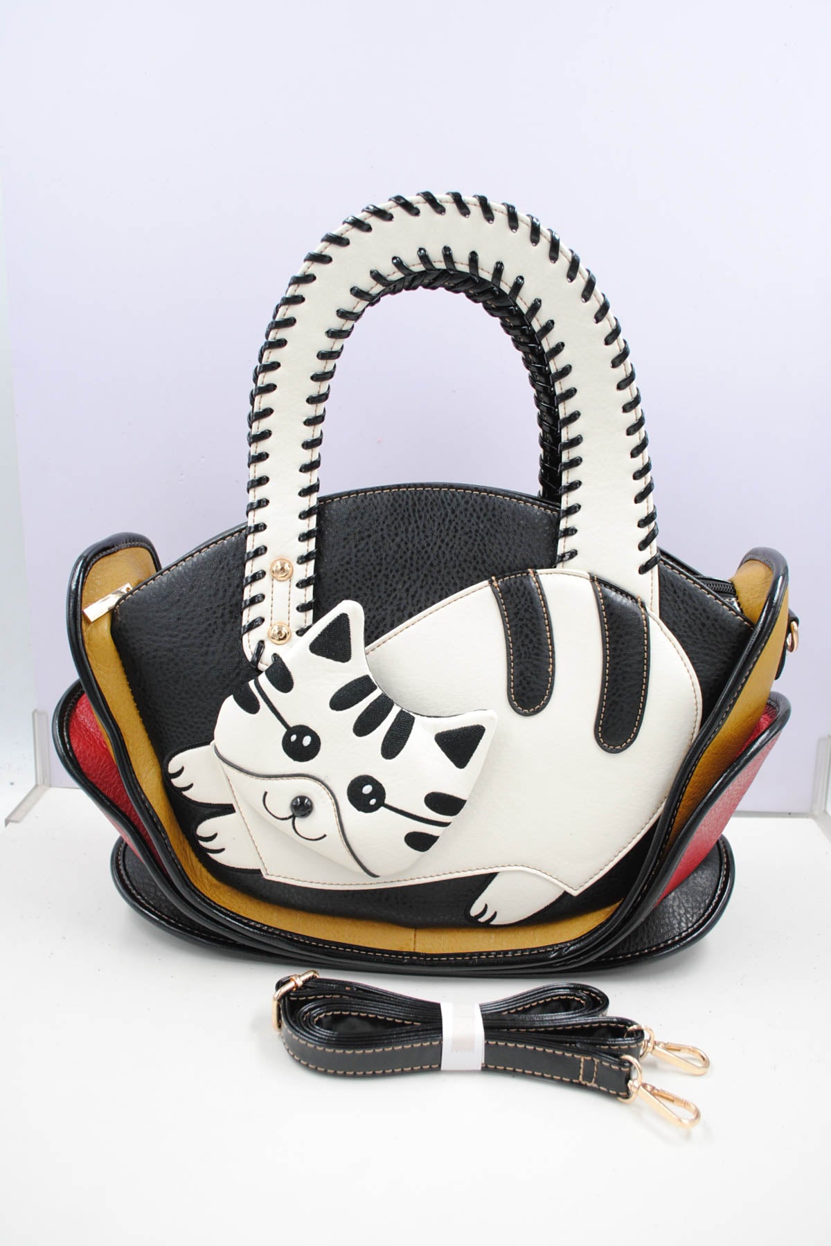 Sac à main - Chaton blanc