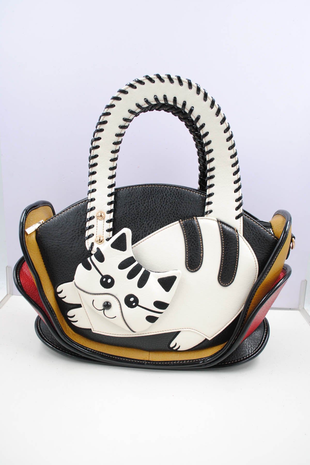 Sac à main - Chaton blanc