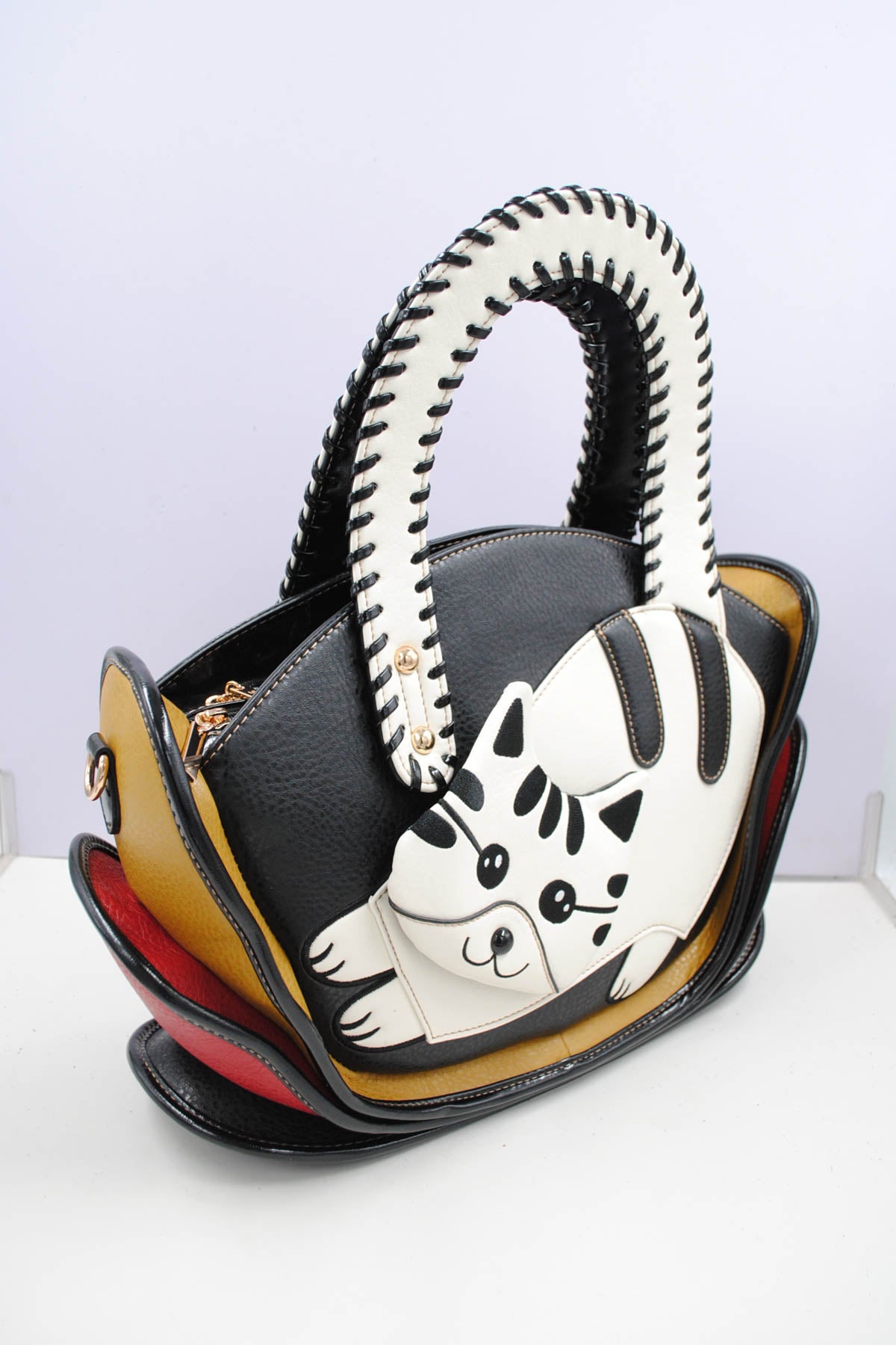 Sac à main - Chaton blanc