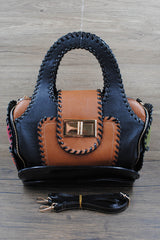 Sac à main - Tube avec fleurs